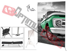 X- Banner Display Valoria de 1200 x 1980 mm
