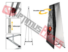 X- Banner Display Economic Lille de 600 x 1600 mm